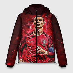 Куртка зимняя мужская Cristiano Ronaldo Portugal, цвет: 3D-черный