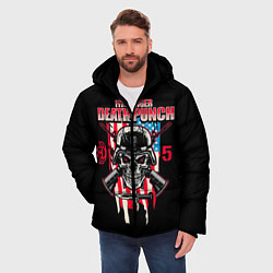 Куртка зимняя мужская 5FDP Five Finger Death Punch, цвет: 3D-черный — фото 2