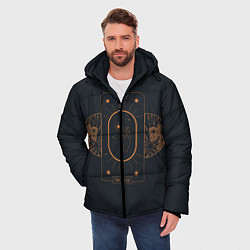 Куртка зимняя мужская MOONLIGHT СВЕТИ КАК ЛУНА, цвет: 3D-черный — фото 2