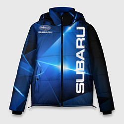 Куртка зимняя мужская Subaru, цвет: 3D-красный