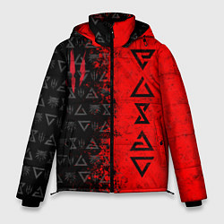 Куртка зимняя мужская THE WITCHER 9, цвет: 3D-красный