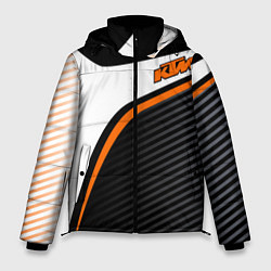 Куртка зимняя мужская KTM MOTORCYCLES КТМ МОТОЦИКЛ, цвет: 3D-светло-серый