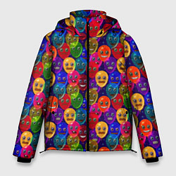 Куртка зимняя мужская Воздушные Шарики, цвет: 3D-черный