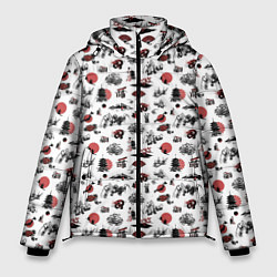 Куртка зимняя мужская Япония, цвет: 3D-черный