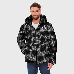 Куртка зимняя мужская Множество лиц, цвет: 3D-черный — фото 2