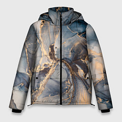 Мужская зимняя куртка Fluid art ink mix