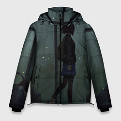 Куртка зимняя мужская Anime Girl, цвет: 3D-черный