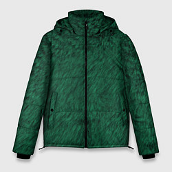 Куртка зимняя мужская Изумрудный мех, цвет: 3D-черный
