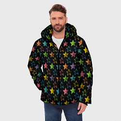 Куртка зимняя мужская Парад звезд, цвет: 3D-черный — фото 2