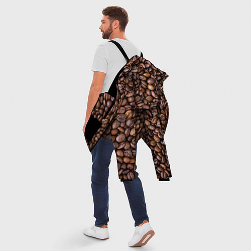 Мужская зимняя куртка Кофемания / 3D-Черный – фото 5