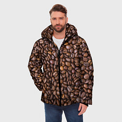 Куртка зимняя мужская Кофемания, цвет: 3D-черный — фото 2