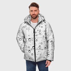 Куртка зимняя мужская Утренний дождь, цвет: 3D-светло-серый — фото 2
