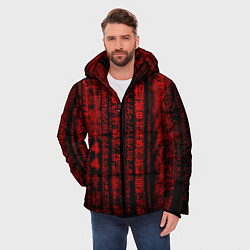 Куртка зимняя мужская КРАСНАЯ МАТРИЦА, цвет: 3D-черный — фото 2