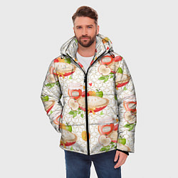 Куртка зимняя мужская Яблочный пирог, цвет: 3D-красный — фото 2