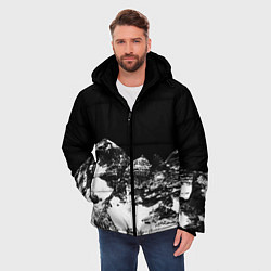 Куртка зимняя мужская ГОРЫ ЧБ, цвет: 3D-черный — фото 2