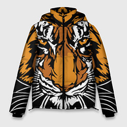 Куртка зимняя мужская Взгляд хозяина джунглей, цвет: 3D-черный