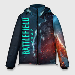 Куртка зимняя мужская BATTLEFIELD 2042 SOLDIER WARS, цвет: 3D-черный
