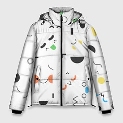 Куртка зимняя мужская TOCA BOCA УЗОР ФОН, цвет: 3D-черный