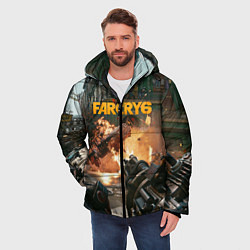 Куртка зимняя мужская Far Cry 6 gameplay art, цвет: 3D-черный — фото 2