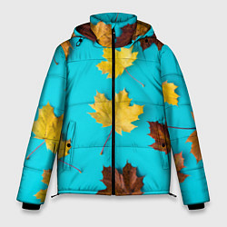 Куртка зимняя мужская Кленовый листочек, цвет: 3D-светло-серый