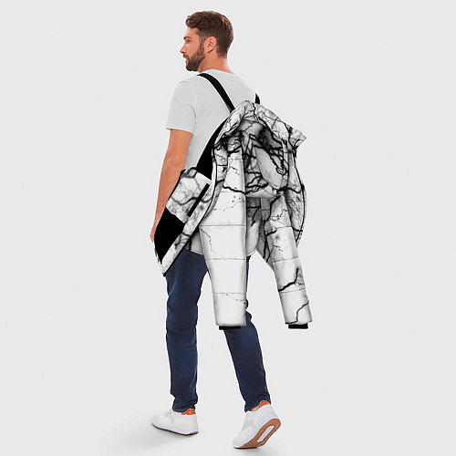 Мужская зимняя куртка Нейронные связи / 3D-Черный – фото 5