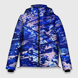 Куртка зимняя мужская Абстрактный микс, цвет: 3D-черный