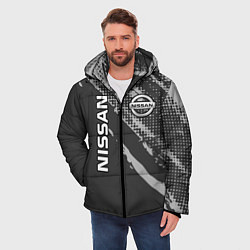 Куртка зимняя мужская Nissan Car Ниссан, цвет: 3D-черный — фото 2