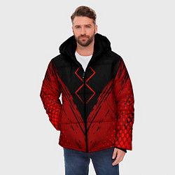 Куртка зимняя мужская Berserk - Берсерк, цвет: 3D-красный — фото 2
