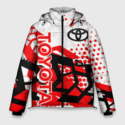 Куртка зимняя мужская Toyota Тойота, цвет: 3D-черный