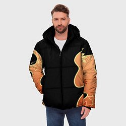 Куртка зимняя мужская КАДЗУХА ПАТТЕРН, цвет: 3D-черный — фото 2