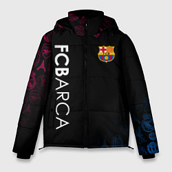 Куртка зимняя мужская FC BARCA CHEMPION, цвет: 3D-черный