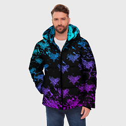 Куртка зимняя мужская Velial Squad neon, цвет: 3D-черный — фото 2