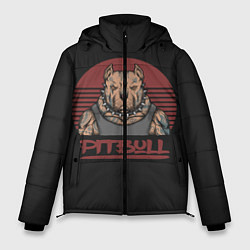 Куртка зимняя мужская Pitbull Питбультерьер, цвет: 3D-черный