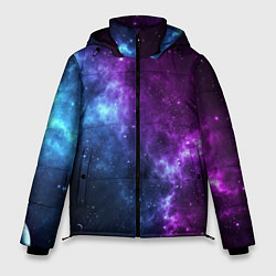 Куртка зимняя мужская NEON GALAXY НЕОНОВЫЙ КОСМОС, цвет: 3D-черный