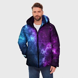 Куртка зимняя мужская NEON GALAXY НЕОНОВЫЙ КОСМОС, цвет: 3D-черный — фото 2