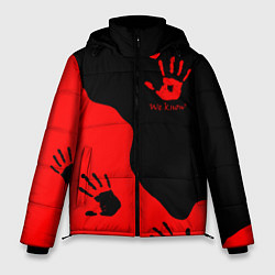 Куртка зимняя мужская WE KNOW RED LOGO, цвет: 3D-светло-серый
