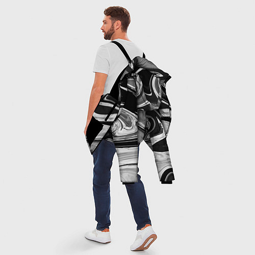 Мужская зимняя куртка Abstraction vanguard / 3D-Черный – фото 5