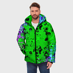 Куртка зимняя мужская Монстрыmonsters, цвет: 3D-черный — фото 2