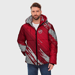 Куртка зимняя мужская Red Silver Buick, цвет: 3D-красный — фото 2
