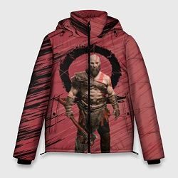 Куртка зимняя мужская Кратос God of War, цвет: 3D-красный