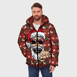 Куртка зимняя мужская Bad Santa Плохой Санта, цвет: 3D-светло-серый — фото 2