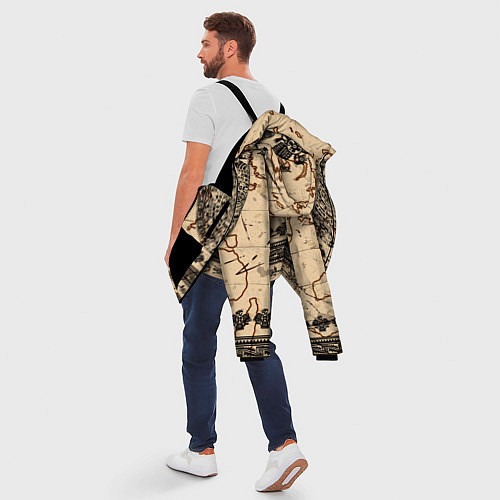 Мужская зимняя куртка AztecsАцтеки / 3D-Черный – фото 5