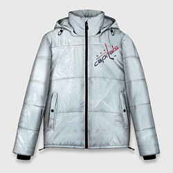 Куртка зимняя мужская Washington Capitals Grey Ice theme, цвет: 3D-светло-серый