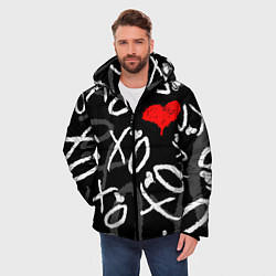 Куртка зимняя мужская The Weeknd - XO, цвет: 3D-черный — фото 2
