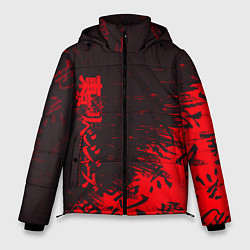 Куртка зимняя мужская Токийские мстители Горизонтальная надпись, цвет: 3D-красный
