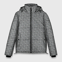 Куртка зимняя мужская Коллекция Journey Прямоугольники 119-9-6 Дополнени, цвет: 3D-красный