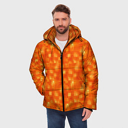 Куртка зимняя мужская Лава Майнкрафт, цвет: 3D-светло-серый — фото 2