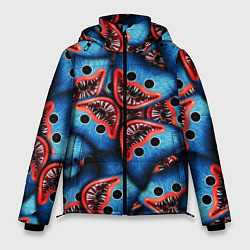 Куртка зимняя мужская ЛИЦО ХАГИ ВАГИ, POPPY PLAYTIME, цвет: 3D-красный