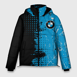 Куртка зимняя мужская BMW - КРАСКИ, цвет: 3D-светло-серый