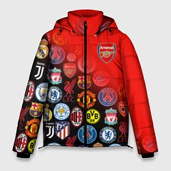 Куртка зимняя мужская ARSENAL SPORT BEST FC, цвет: 3D-светло-серый